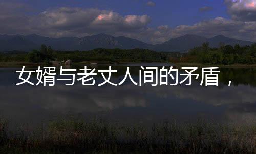 女婿與老丈人間的矛盾，一次淚流滿面的告狀之旅