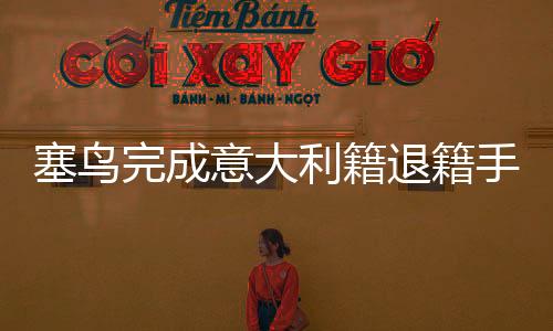 塞鳥完成意大利籍退籍手續(xù)，預(yù)計三月將為中國足球亮相
