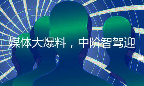媒體大爆料，中階智駕迎來迅猛時代，顛覆高階智能車的競爭格局