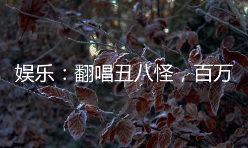 娛樂：翻唱丑八怪，百萬網(wǎng)友破防