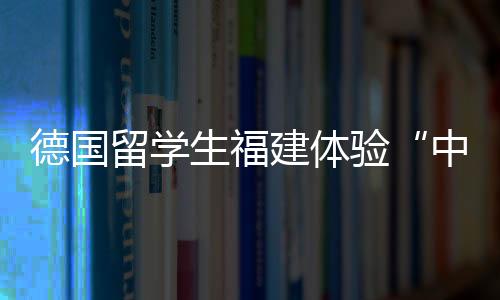 德國留學(xué)生福建體驗(yàn)“中國客家狂歡節(jié)”