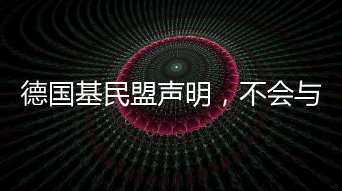 德國基民盟聲明，不會與德國選擇黨合作