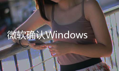 微軟確認(rèn)Windows更新致DAC音頻故障：只能停用