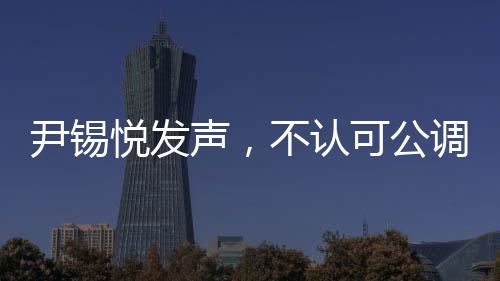 尹錫悅發(fā)聲，不認(rèn)可公調(diào)處調(diào)查