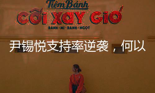 尹錫悅支持率逆襲，何以一舉回到40%？