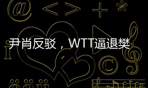 尹肖反駁，WTT逼退樊振東純屬顛倒黑白——揭露真相的報(bào)道