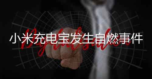 小米充電寶發(fā)生自燃事件，安全與質(zhì)量的警示