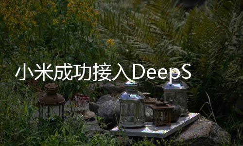 小米成功接入DeepSeek，開(kāi)啟智能科技新篇章