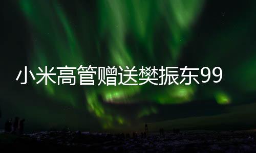 小米高管贈(zèng)送樊振東999純金手機(jī)貼，金牌榮耀背后的商業(yè)文化交流