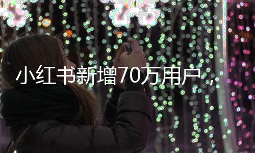 小紅書(shū)新增70萬(wàn)用戶，平臺(tái)持續(xù)繁榮發(fā)展