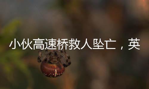 小伙高速橋救人墜亡，英勇善舉背后的故事