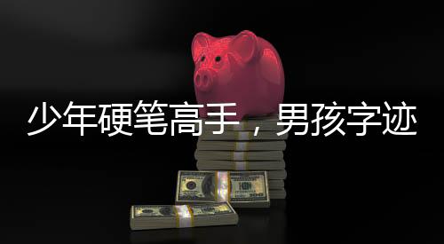 少年硬筆高手，男孩字跡如印刷體一般驚艷