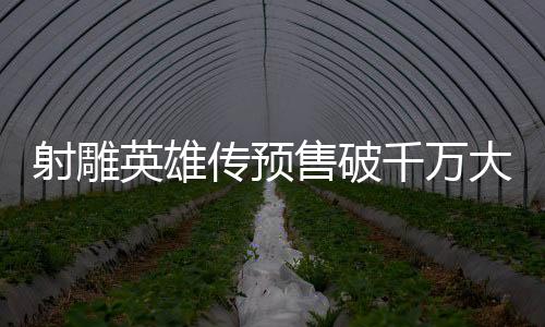 射雕英雄傳預(yù)售破千萬大關(guān)，新一輪武俠熱席卷全球！