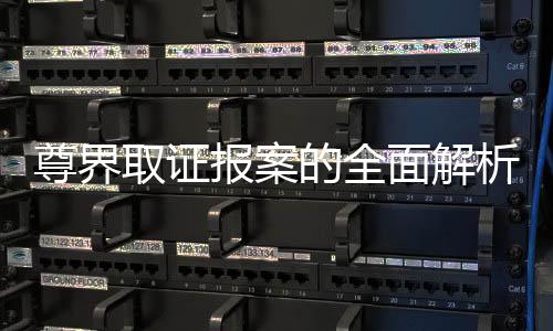 尊界取證報(bào)案的全面解析