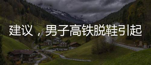 建議，男子高鐵脫鞋引起爭執(zhí) 打人被行政拘留新聞報道