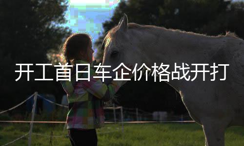 開工首日車企價格戰(zhàn)開打
