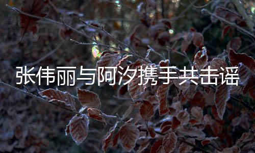 張偉麗與阿汐攜手共擊謠言偏見——一道堅(jiān)固的體育力量正在崛起
