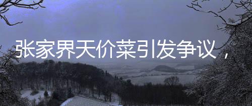 張家界天價(jià)菜引發(fā)爭(zhēng)議，游客曝點(diǎn)兩個(gè)菜花844元