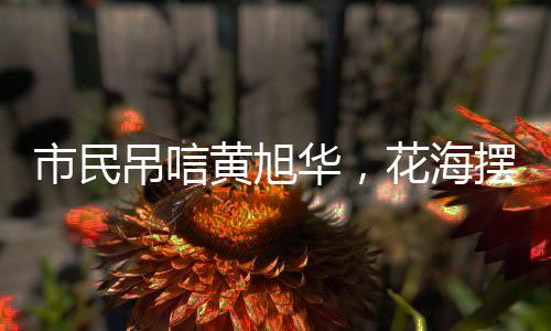 市民吊唁黃旭華，花海擺成潛艇模樣，致敬傳奇人生