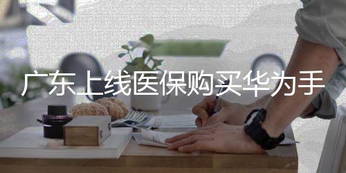 廣東上線醫(yī)保購(gòu)買(mǎi)華為手表服務(wù)，開(kāi)啟智能穿戴醫(yī)保支付新篇章