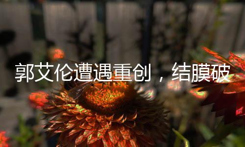 郭艾倫遭遇重創(chuàng)，結膜破碎，眼睛縫針超過四十