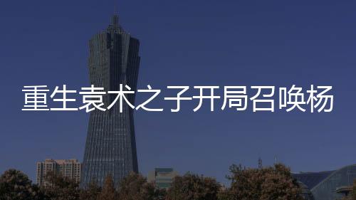 重生袁術(shù)之子開局召喚楊再興