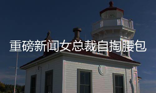 重磅新聞女總裁自掏腰包，斥資五千萬元購(gòu)入自家公司豪宅