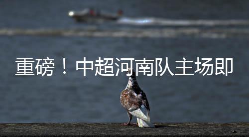 重磅！中超河南隊(duì)主場(chǎng)即將迎來升級(jí)改造