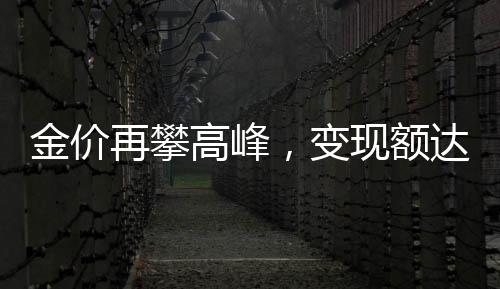 金價再攀高峰，變現(xiàn)額達339萬——黃金市場的新動向