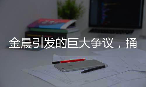 金晨引發(fā)的巨大爭議，捅出的簍子究竟有多大？
