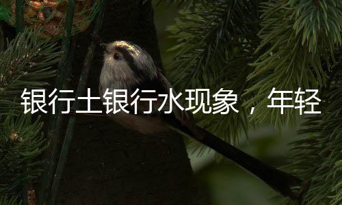 銀行土銀行水現(xiàn)象，年輕人瘋狂追捧的新寵理財投資新寵閃亮登場