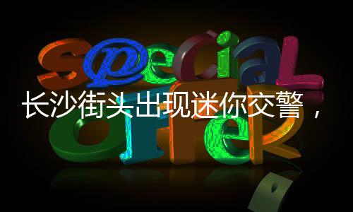長(zhǎng)沙街頭出現(xiàn)迷你交警，萌態(tài)可掬，備受矚目