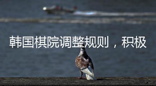 韓國(guó)棋院調(diào)整規(guī)則，積極應(yīng)對(duì)爭(zhēng)議，決定取消引發(fā)爭(zhēng)議的規(guī)則并通知中方做出改善的決定，尋求進(jìn)一步的友好合作與交流