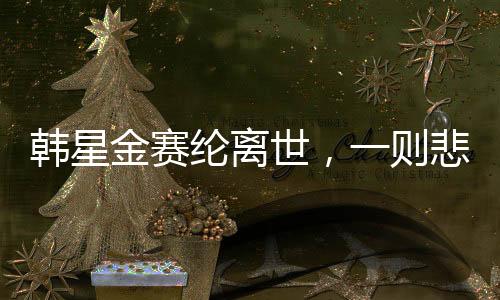 韓星金賽綸離世，一則悲傷的消息
