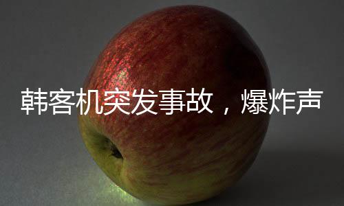 韓客機突發(fā)事故，爆炸聲響徹云霄，機翼冒火緊急返航