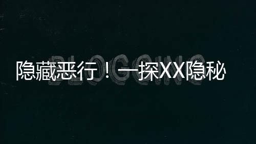 隱藏惡行！一探XX隱秘身份下的犯罪之路 —— 從隱瞞搶劫罪到權力巔峰瘋狂撈錢揭秘