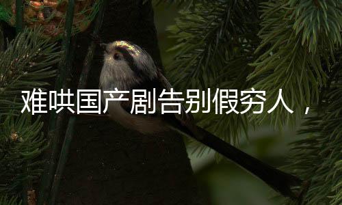 難哄國產(chǎn)劇告別假窮人，真實演繹社會百態(tài)