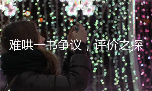 難哄一書爭議，評價(jià)之探討