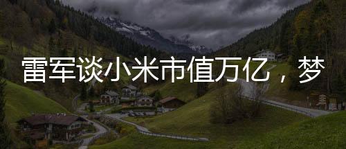雷軍談小米市值萬億，夢想照進現(xiàn)實的一二三四五六七八九十步