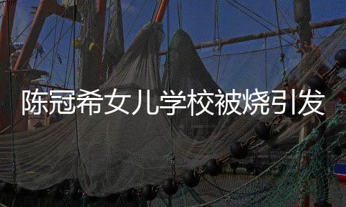 陳冠希女兒學(xué)校被燒引發(fā)關(guān)注，呼吁捐款遭遇爭議回應(yīng)