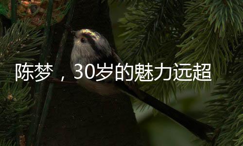 陳夢，30歲的魅力遠(yuǎn)超20歲，歲月賦予的成熟韻味