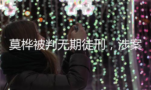 莫樺被判無期徒刑，涉案金額超一億元，一則關(guān)于腐敗的警示故事