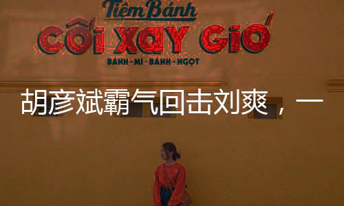 胡彥斌霸氣回擊劉爽，一場震撼的言辭交鋒引發(fā)熱議