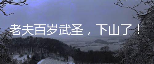 老夫百歲武圣，下山了！