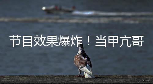 節(jié)目效果爆炸！當(dāng)甲亢哥聽到翻譯不停說(shuō)nèi ge