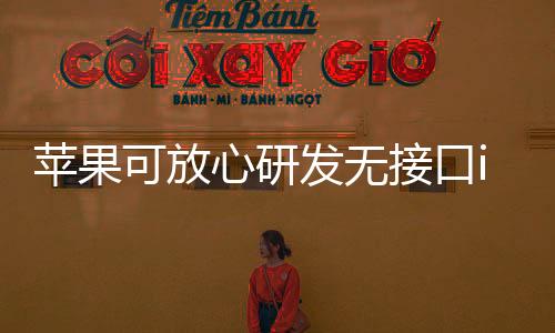 蘋(píng)果可放心研發(fā)無(wú)接口iPhone 歐盟放話：不會(huì)限制