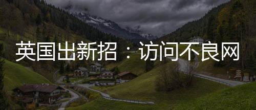 英國出新招：訪問不良網(wǎng)站將被要求提供自拍照和身份證
