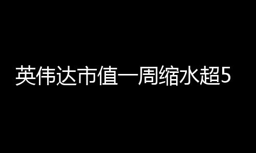 英偉達(dá)市值一周縮水超5000億美元，全球科技巨頭遭遇罕見(jiàn)波動(dòng)
