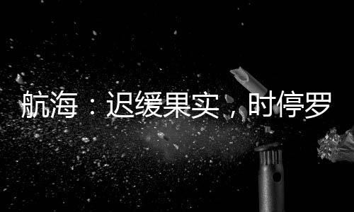 航海：遲緩果實，時停羅賓娜美！