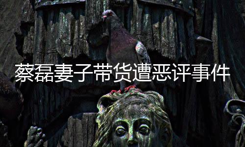 蔡磊妻子帶貨遭惡評(píng)事件曝光，引發(fā)公眾熱議
